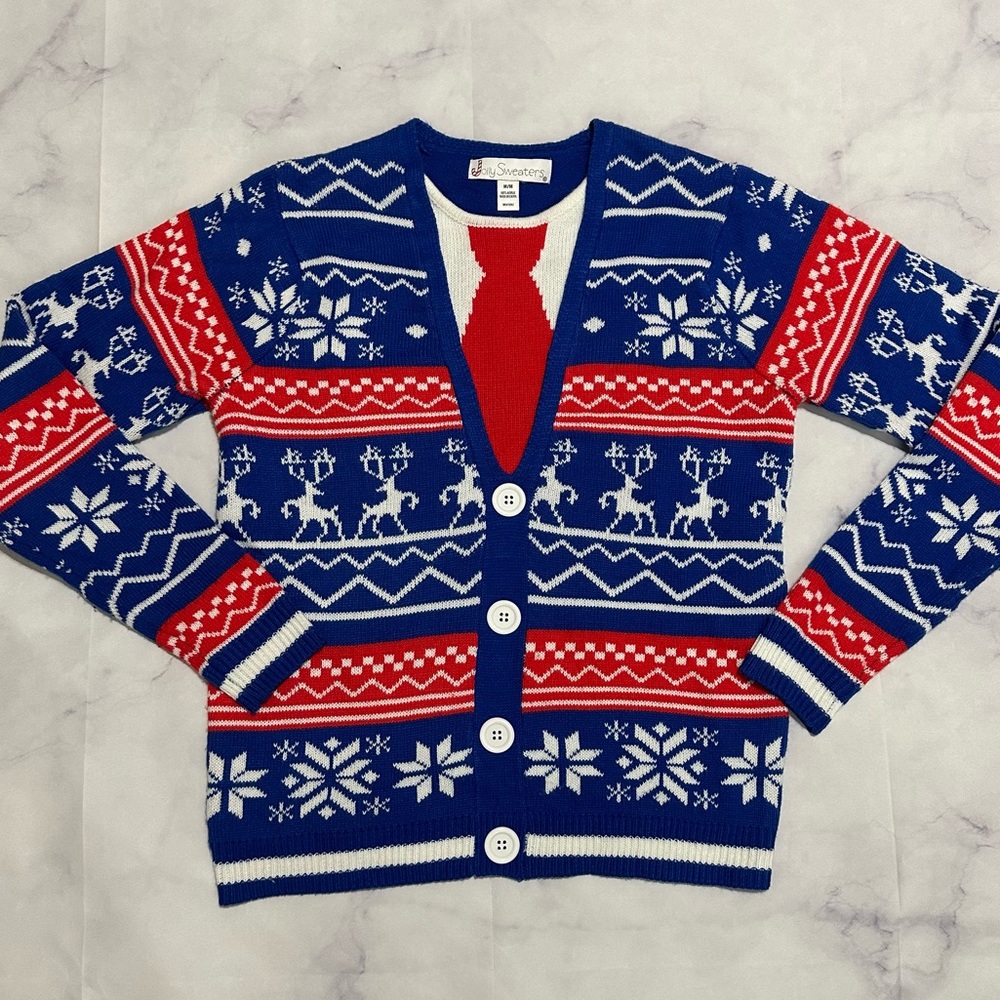 Jolly sweaters, Men’s Ugly Christmas sweater- Size M
